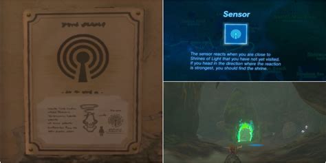 how to test the sensor tears of the kingdom|tears of the kingdom shrine finder.